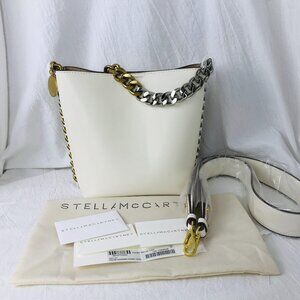 NWT Stella McCartney Frayme Tote bag in Off White
